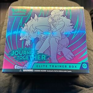 Journey Together Pokémon Elite Trainer Box - Purple and Blue New Factory Sealed